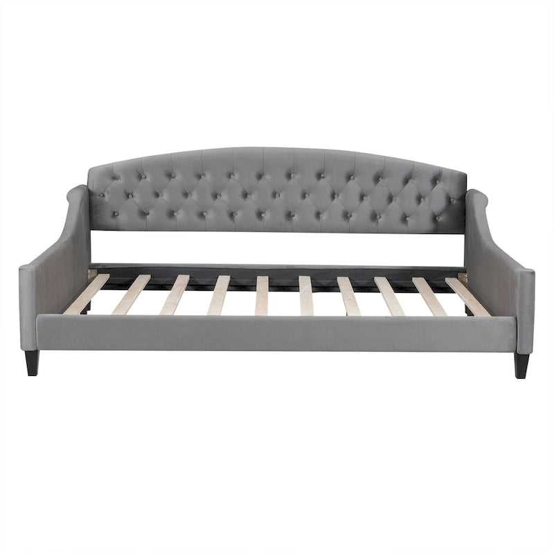 Modern Luxury Tufted Button Daybed, Full