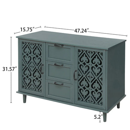 2 Door 3 Drawer Cabinet American Furniture Suitable for Bedroom - N/A