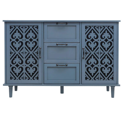 2 Door 3 Drawer Cabinet American Furniture Suitable for Bedroom - N/A