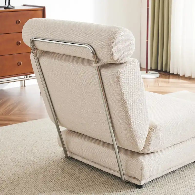 Single Sofa Chair Foldable Bed with Pillow,Portable Sofa Bed,Sofa Chair,Made of Breathable and Wearable Linen