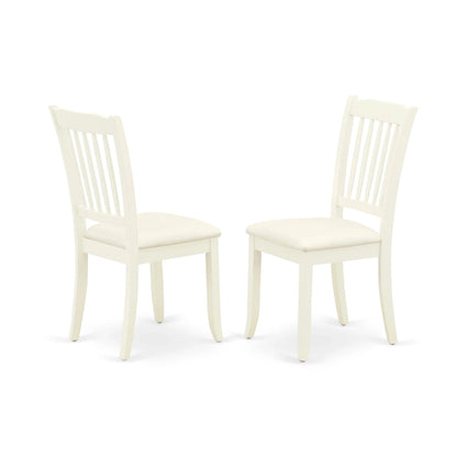 East West Furniture Dining Set Includes a Dining Room Table and Linen Fabric Kitchen Chairs,(Finish & Pieces Options)