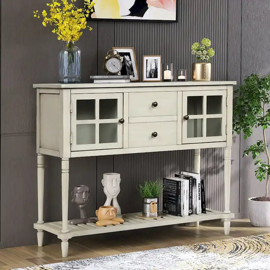 Buffet Storage Cabinet with Bottom Shelf