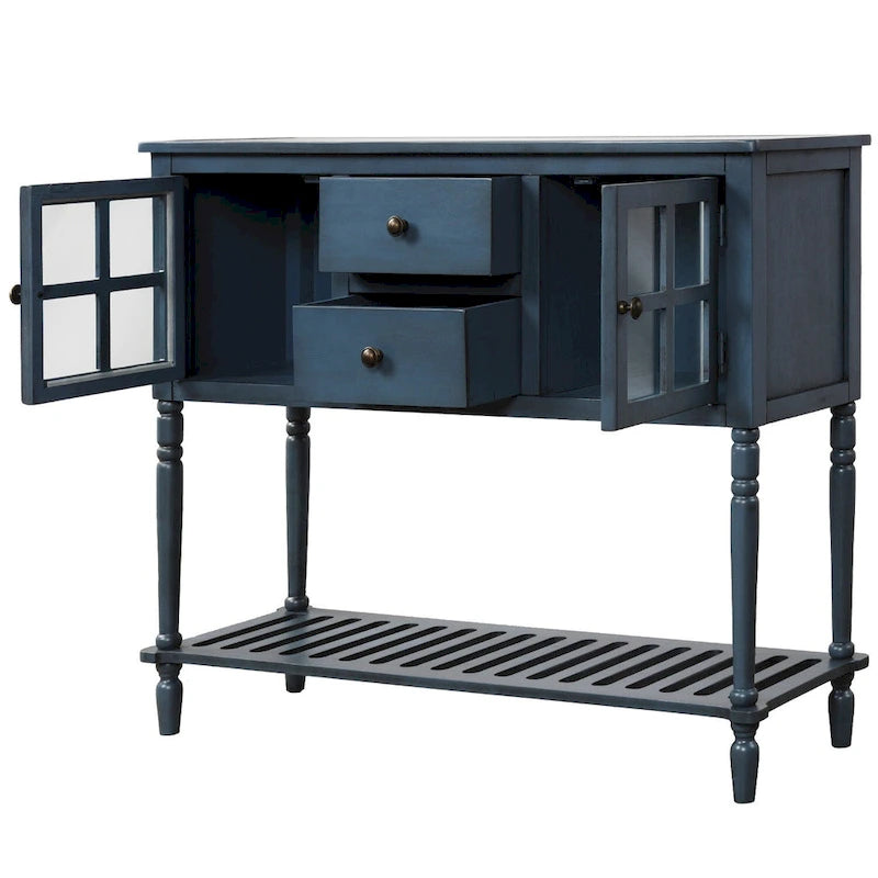 Buffet Storage Cabinet with Bottom Shelf