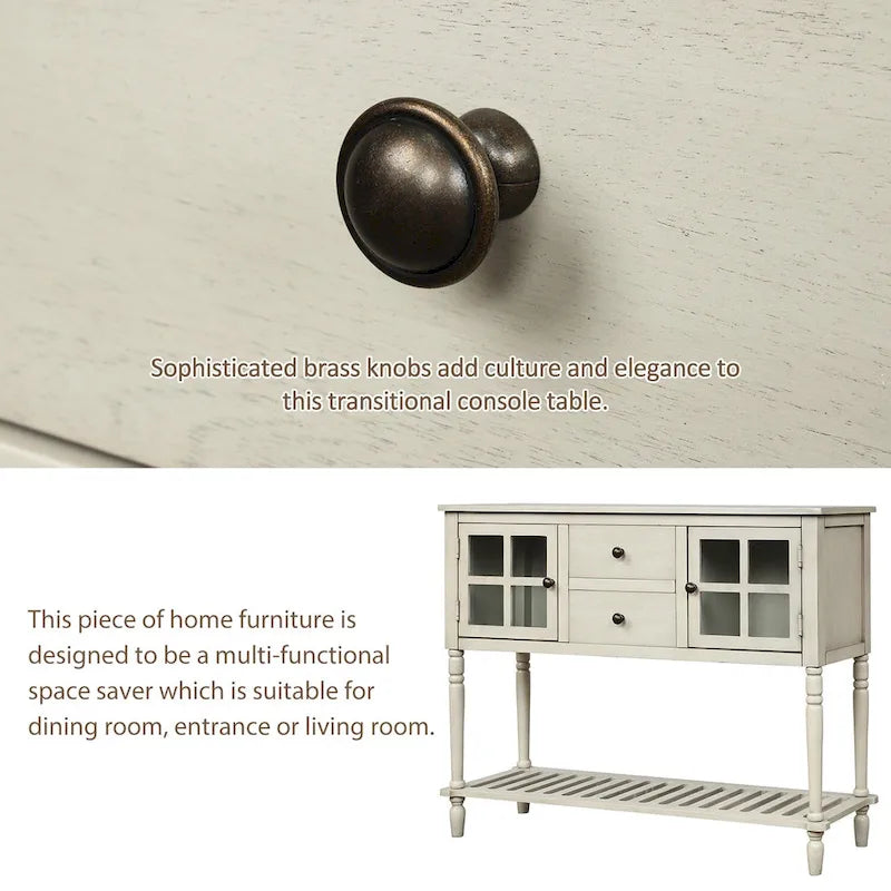 Buffet Storage Cabinet with Bottom Shelf