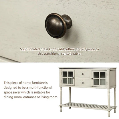 Buffet Storage Cabinet with Bottom Shelf