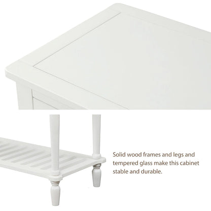 Buffet Storage Cabinet with Bottom Shelf