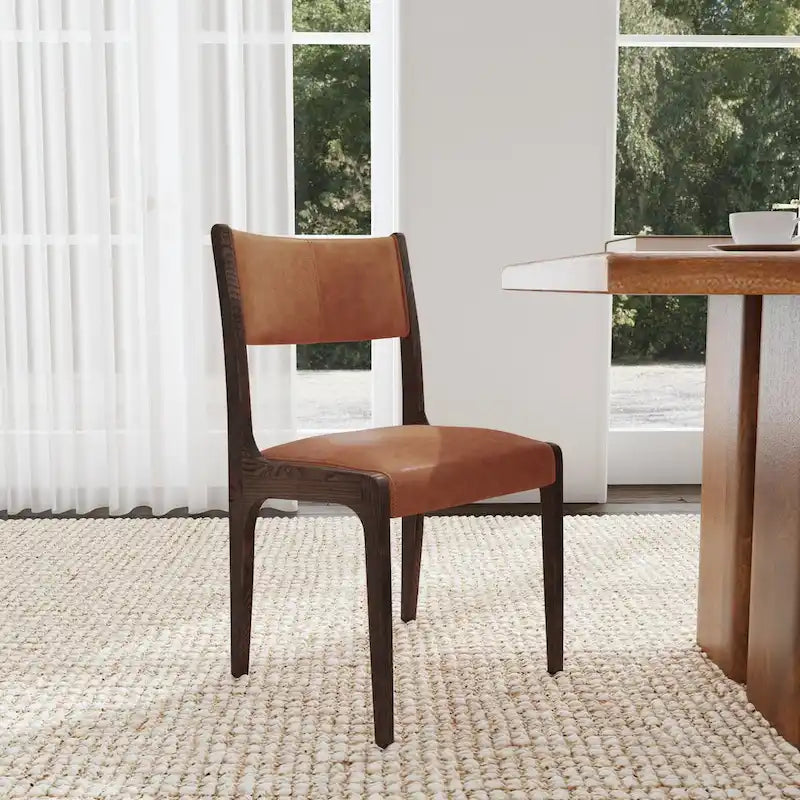 Classic Home Wayne Leather Dining Chair