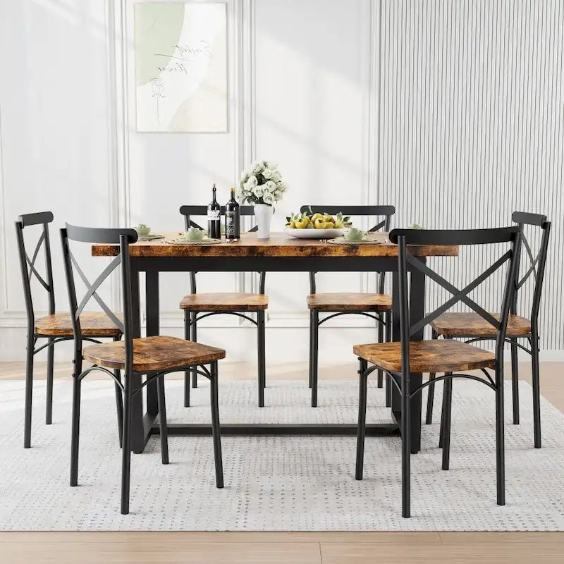 7 Pieces Dining Set Perfect for Kitchen