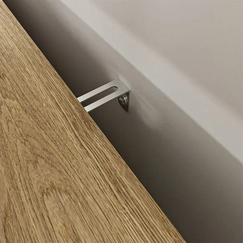 Wood Sideboard Buffet Storage with Adjustable Shelf