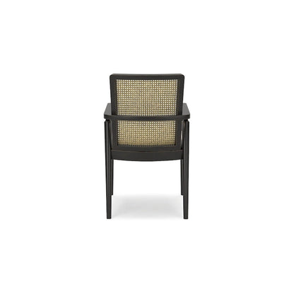 Signature Design by Ashley Galliden Black/Gray Dining Arm Chair - 22.13W x 22.38D x 35.13H