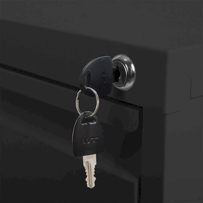 3 Drawer Vertical File Cabinet w/Lock Office Home Steel File Cabinet