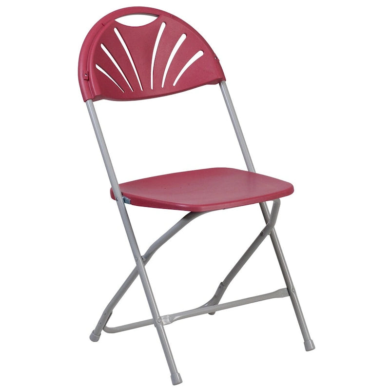 650 lb. Capacity Plastic Fan Back Folding Chair