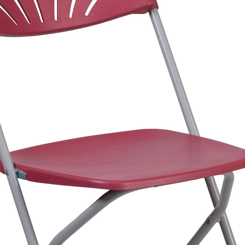 650 lb. Capacity Plastic Fan Back Folding Chair