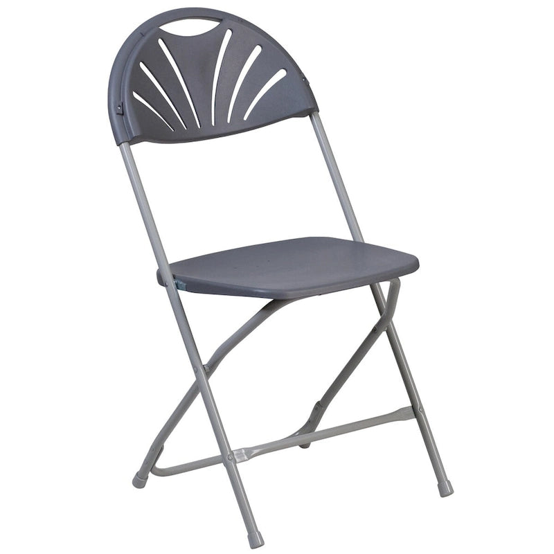650 lb. Capacity Plastic Fan Back Folding Chair