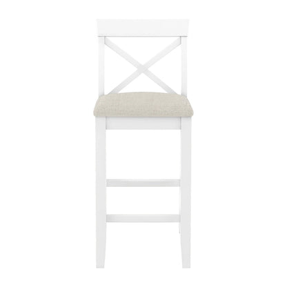 3PCS Rectangular Wood Bar Dining Set