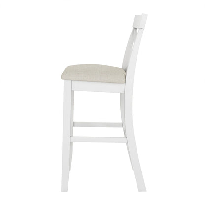 3PCS Rectangular Wood Bar Dining Set