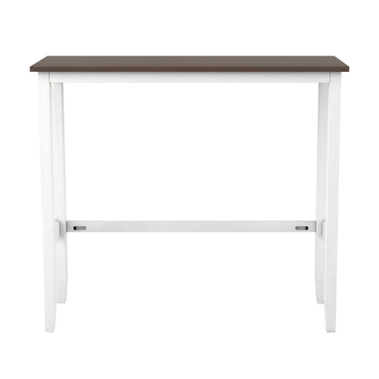 3PCS Rectangular Wood Bar Dining Set