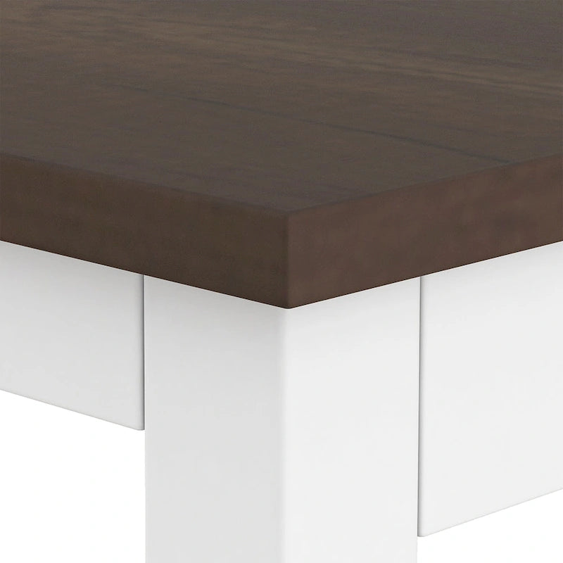 3PCS Rectangular Wood Bar Dining Set