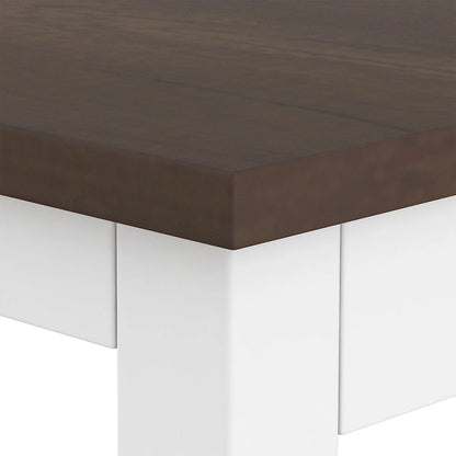 3PCS Rectangular Wood Bar Dining Set