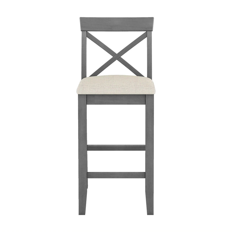 3PCS Rectangular Wood Bar Dining Set