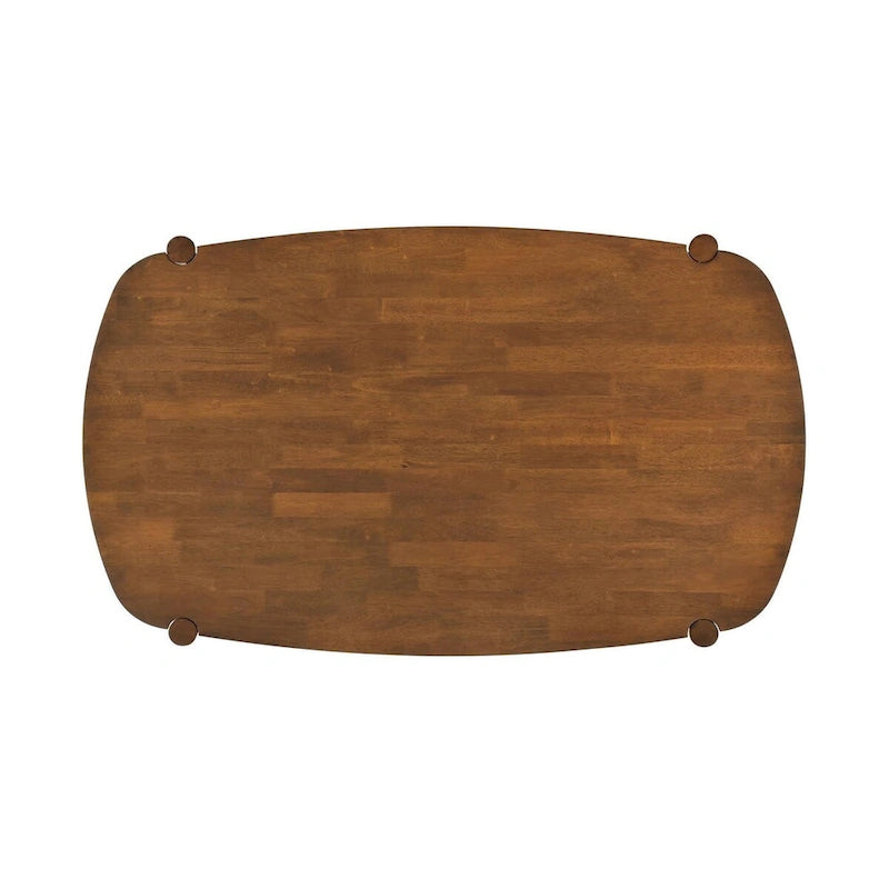 Whisten Walnut 5-piece Solid Wood Dining Set