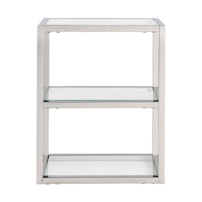 Pierre 16X20X10 Wall-Mounted Linen Cabinet In Chrome