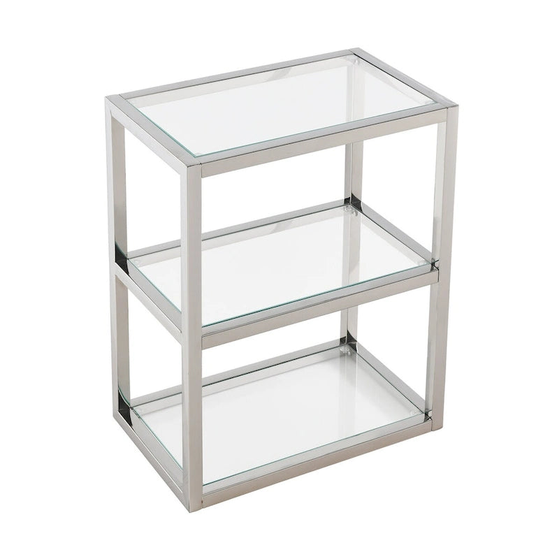 Pierre 16X20X10 Wall-Mounted Linen Cabinet In Chrome