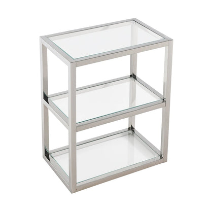 Pierre 16X20X10 Wall-Mounted Linen Cabinet In Chrome