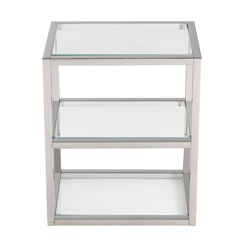 Pierre 16X20X10 Wall-Mounted Linen Cabinet In Chrome