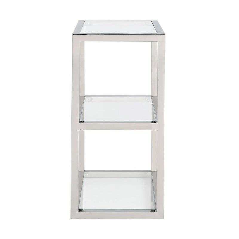 Pierre 16X20X10 Wall-Mounted Linen Cabinet In Chrome