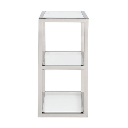 Pierre 16X20X10 Wall-Mounted Linen Cabinet In Chrome