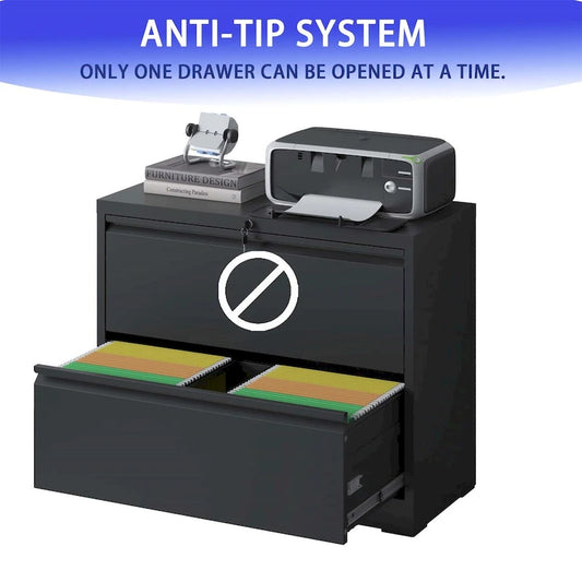 Lateral File Cabinet 2 Drawer