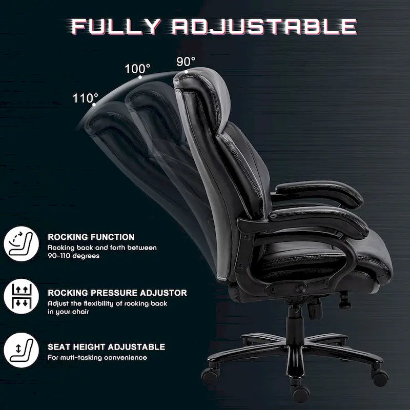 Snugway High Back Big & Tall 400lb Ergonomic Executive Office Chair