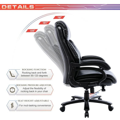 Snugway High Back Big & Tall 400lb Ergonomic Executive Office Chair