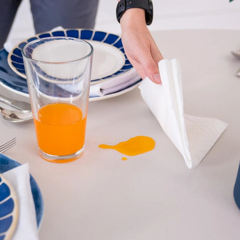 Lifetime 48 inch Round Nesting Table, Indoor/Outdoor Light Commercial Grade, White