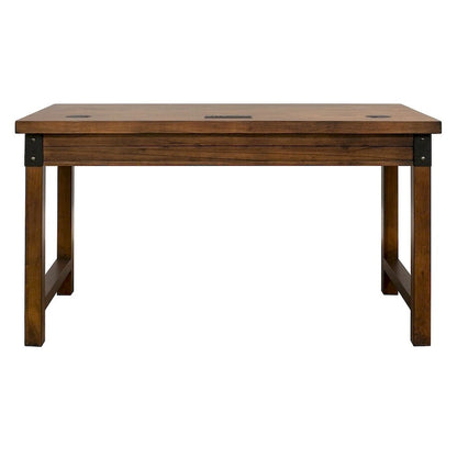 Addison Rustic Writing Desk, Writing Table, Office Desk, Brown