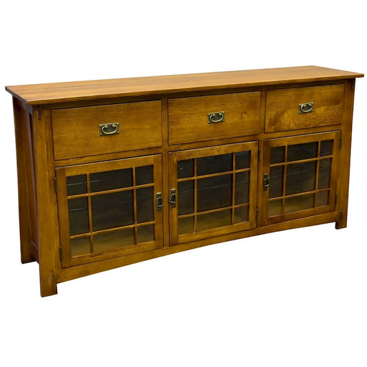Craftsman Style Quarter Sawn Oak Sideboard - 72