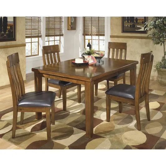 Signature Design by Ashley Ralene Medium Brown 5-Piece Dining Package