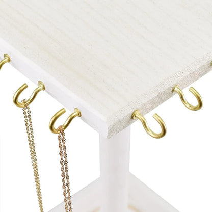 Wooden Rotating Jewelry Organizer - S