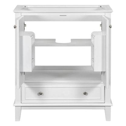 Bathroom Cabinet with Doors and Drawer