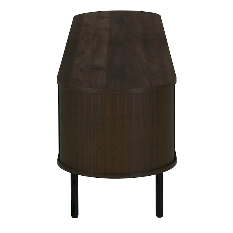 New Classic Furniture Brax 2-Shelf TV Console with Sliding Doors