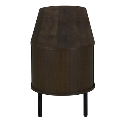 New Classic Furniture Brax 2-Shelf TV Console with Sliding Doors