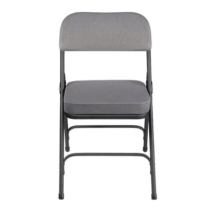 Hampden Furnishings Bernadine Collection Deluxe Fabric Padded Folding Chair, Pack of 2