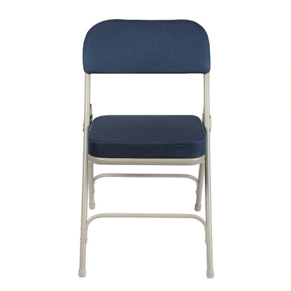 Hampden Furnishings Bernadine Collection Deluxe Fabric Padded Folding Chair, Pack of 2