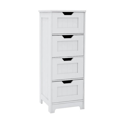 Freestanding storage cabinet with 4 drawers