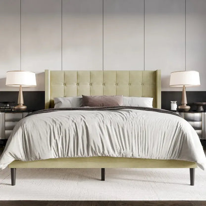 Danville Tufted Upholstered Platform Bed