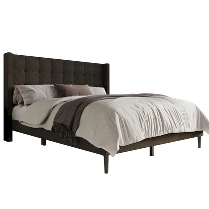 Danville Tufted Upholstered Platform Bed