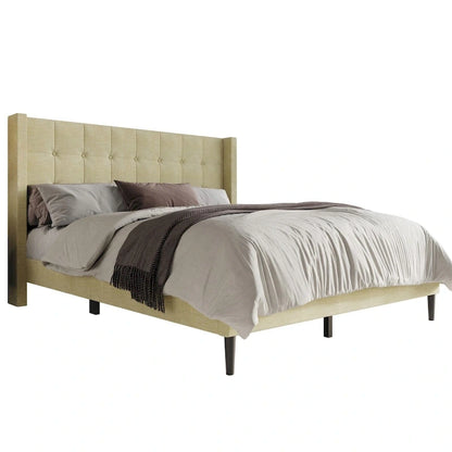 Danville Tufted Upholstered Platform Bed