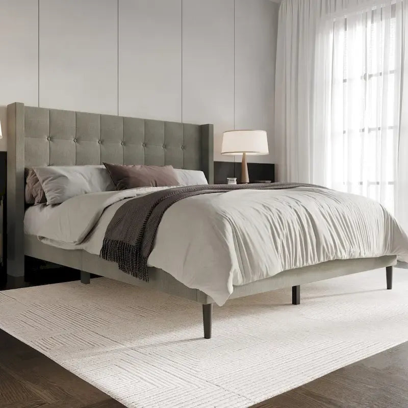 Danville Tufted Upholstered Platform Bed