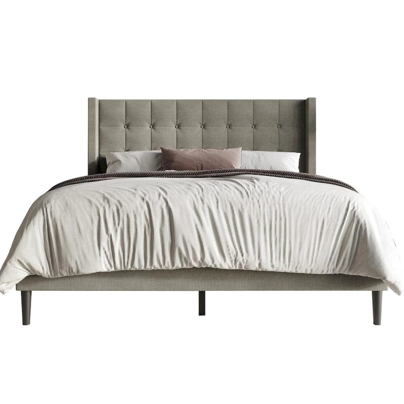 Danville Tufted Upholstered Platform Bed